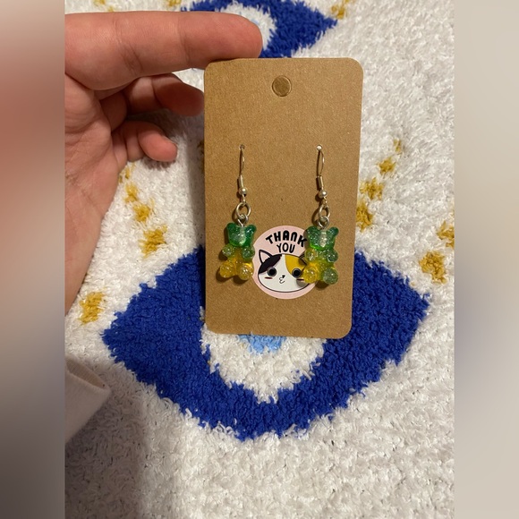 Handmade Gummy Bear Earrings - Picture 4 of 5